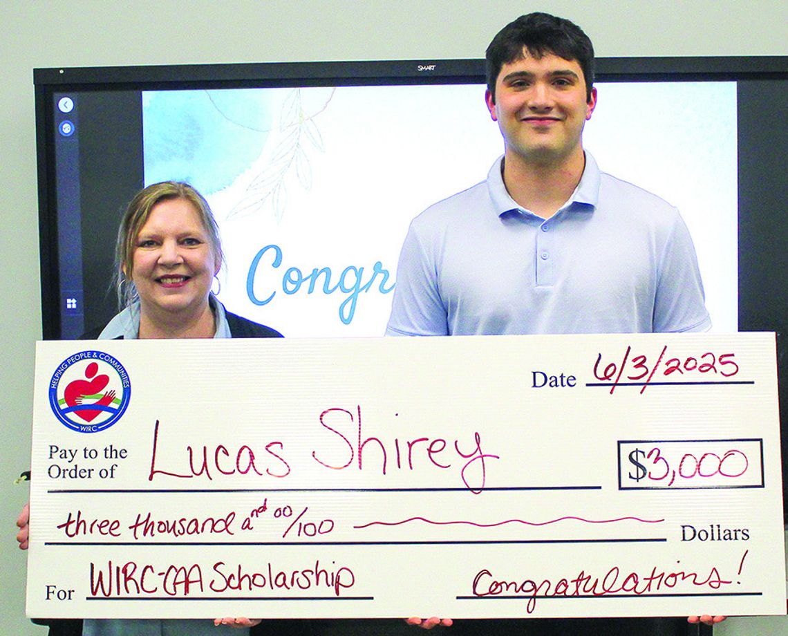 Thurman, Shirey Awarded $3,000 WIRC- Scholarships Thurman, Shirey Awarded $3,000 WIRC- Scholarships