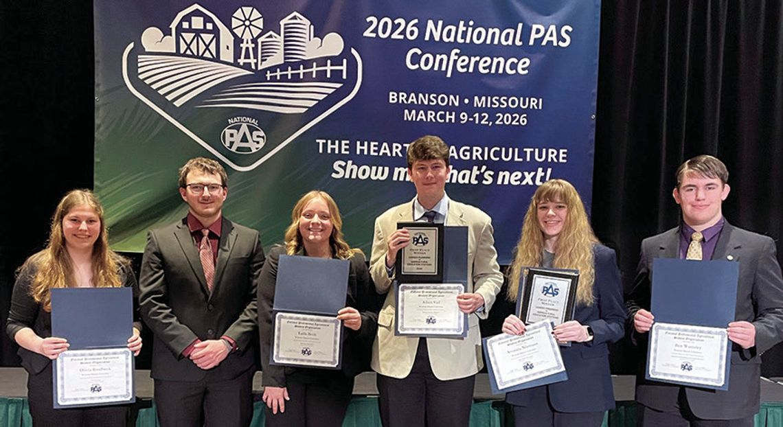 WIU Agriculture Students Earn National Honors at PAS Conference
