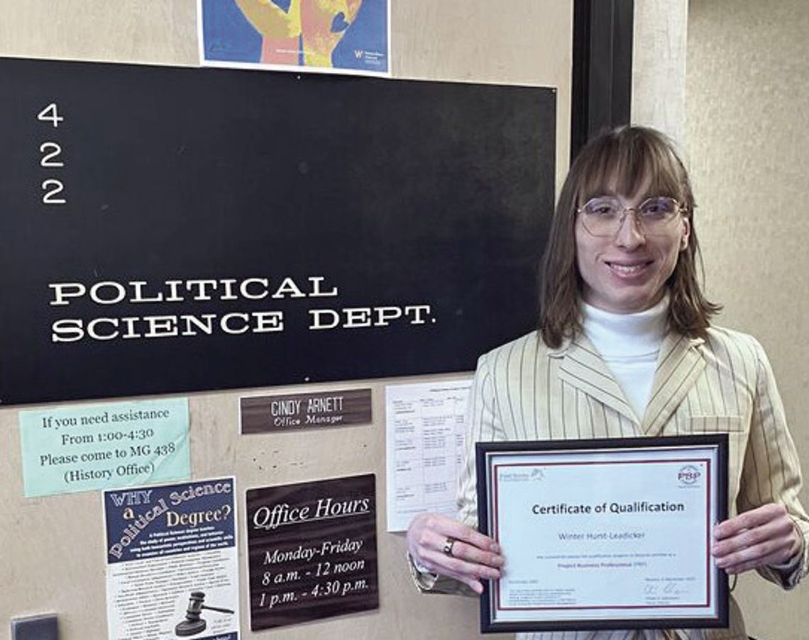 WIU Political Science and History Student Achieves Global Certification WIU Political Science and History Student Achieves Global Certification