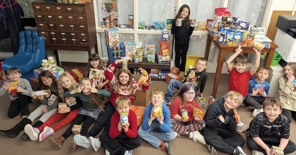 WP Third Graders Win Food Drive